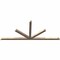 Ekena Millwork Saratoga Smooth Timber Gable Bracket, Douglas Fir, 108"W x 45"H x 3 1/2"D x 3 1/2"F, 10/12 Pitch GBW108X45X0404SAR00SDF - alternate 5